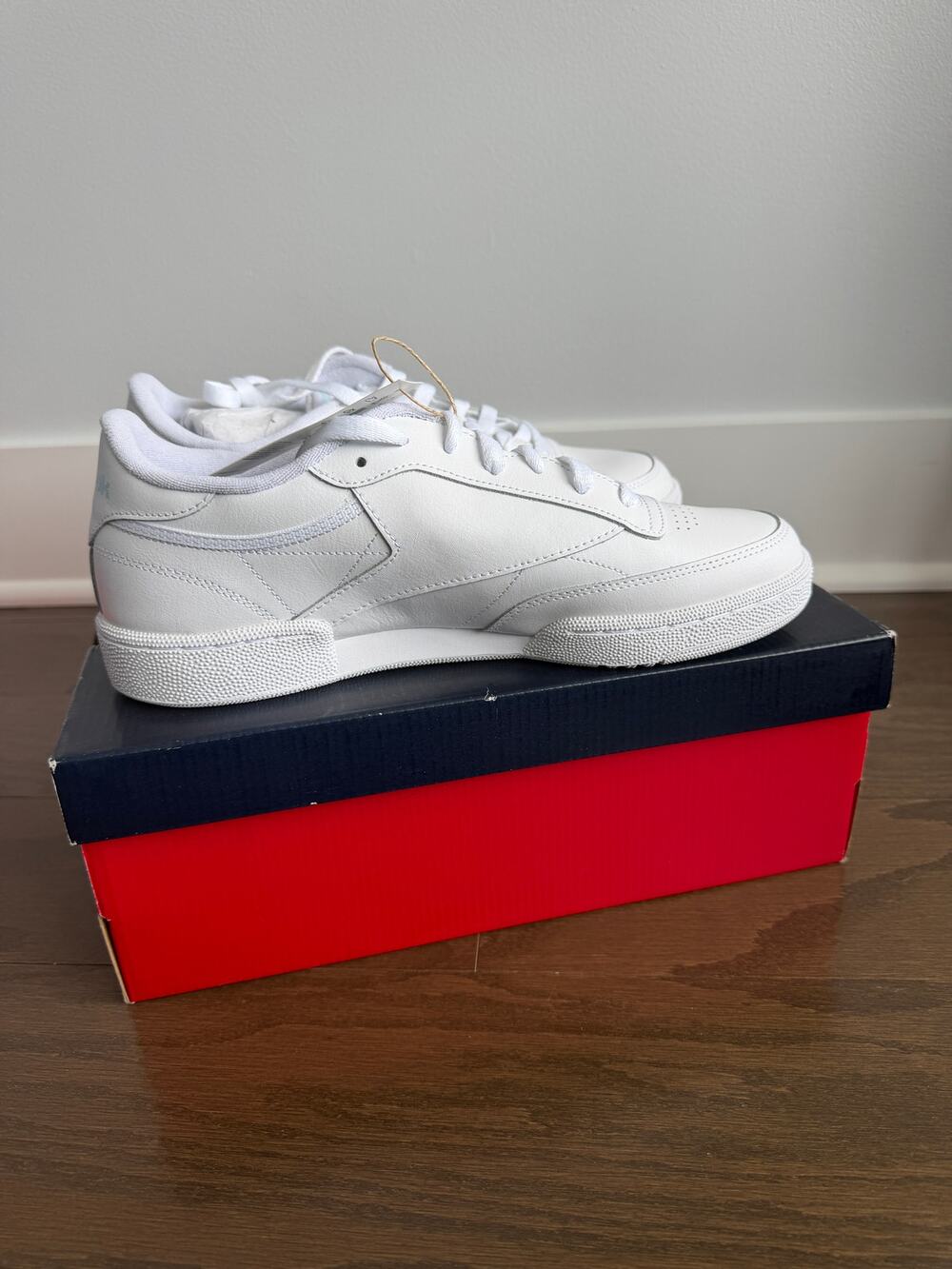 Reebok Club C 85 Womens 11 White Leather Tennis Sneakers GY9735 New in Box